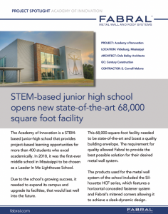 Academy of Innovation- Project Spotlight